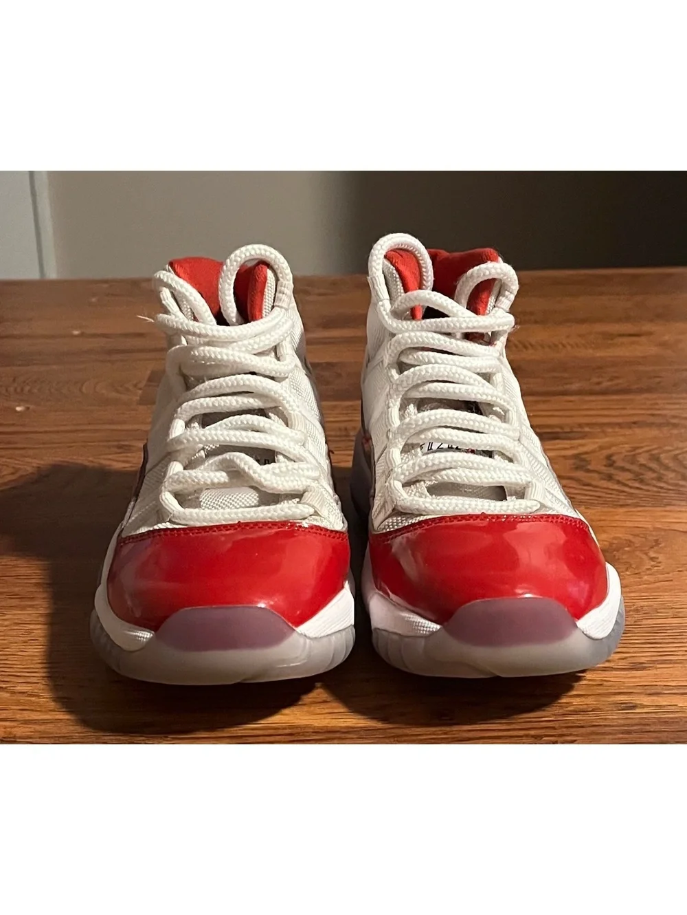 Air Jordan 11 Retro Cherry Red White Basketball Shoes Youth